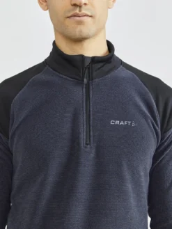 Men's Core Edge Thermal Midlayer - BLACK/ASPHALT