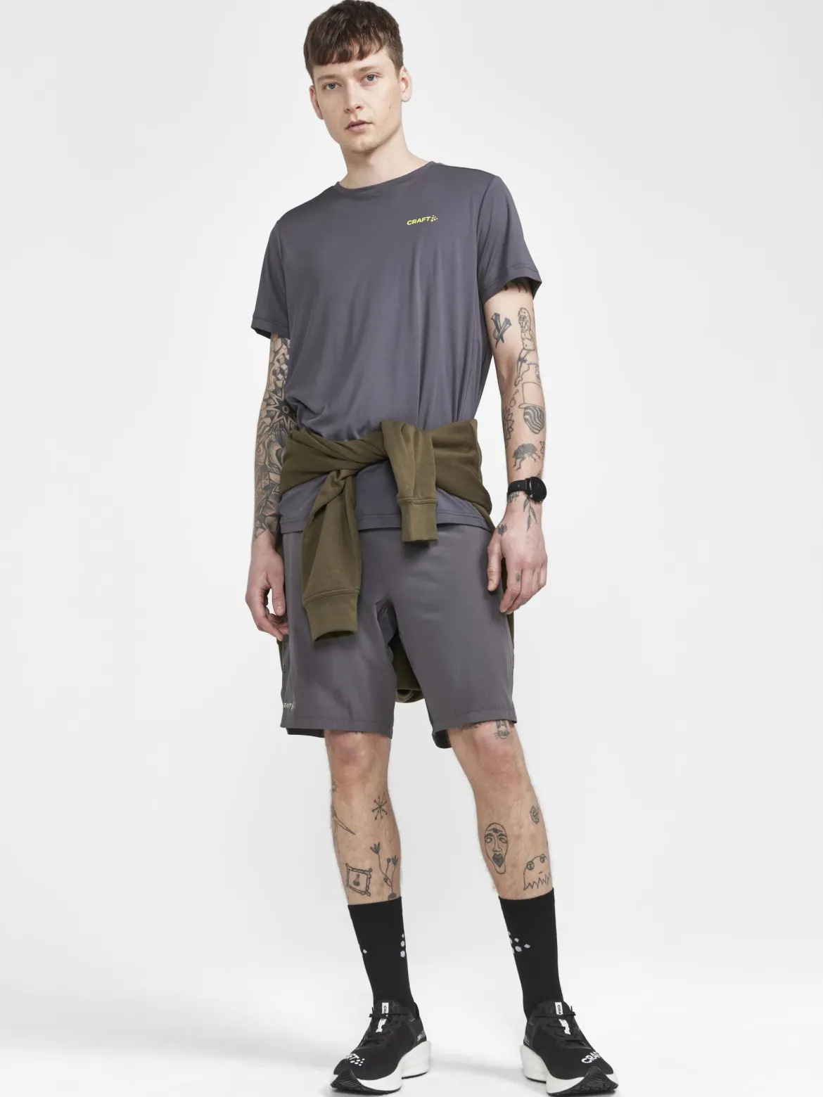 Men's Core Essence Short Sleeve Tee - GRANITE