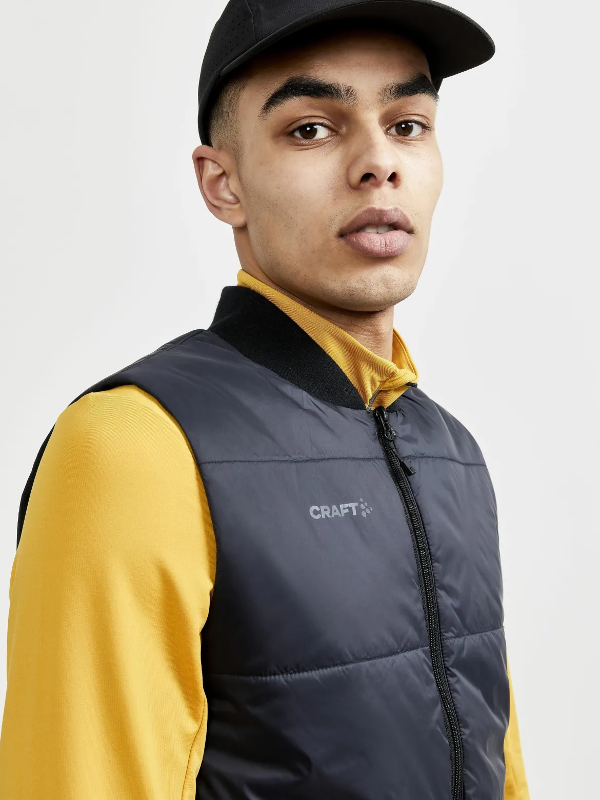 Men's Core Light Padded Vest - Black