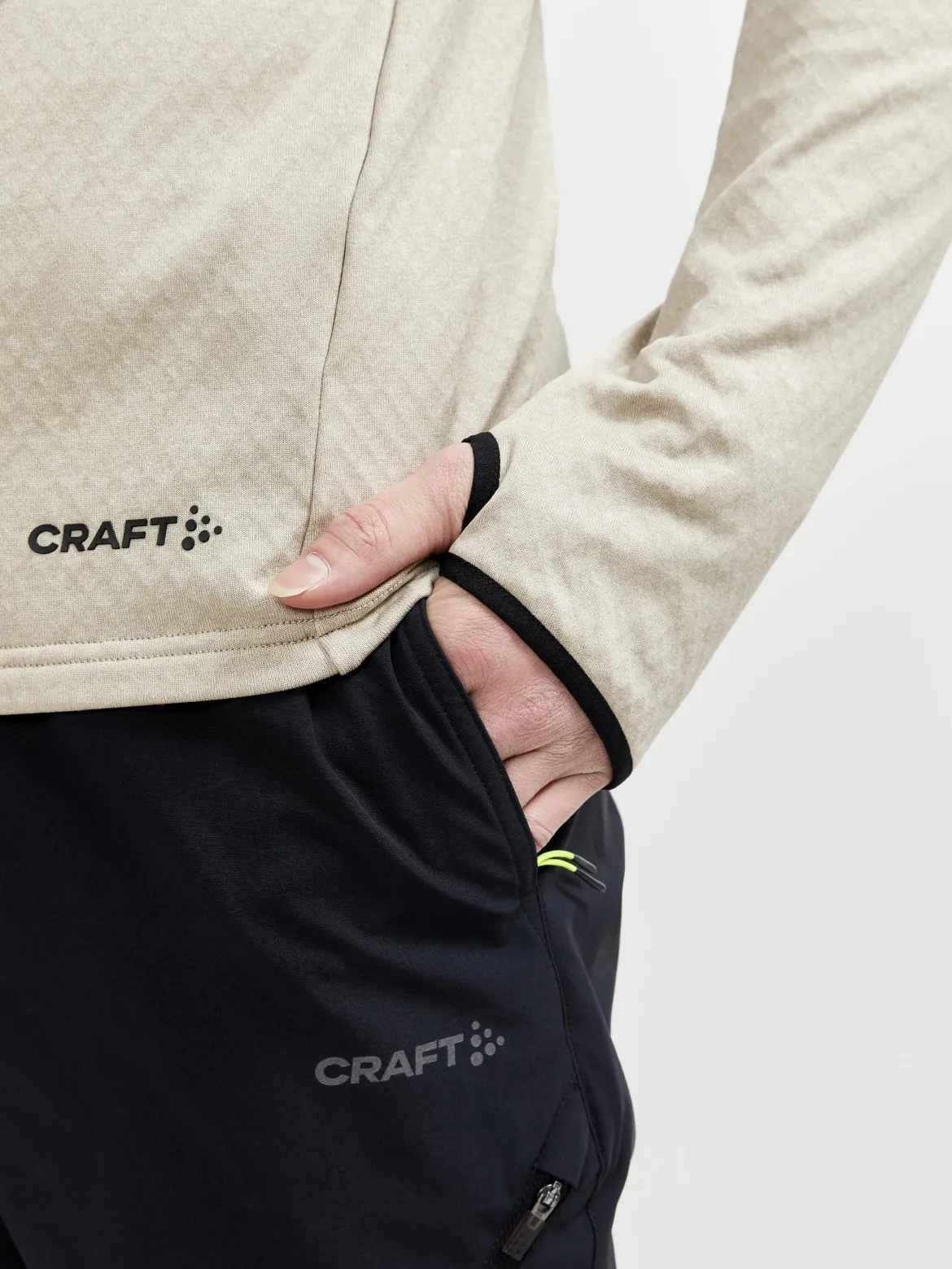 Men's Core Trim Thermal Midlayer - CROCK-MELANGE