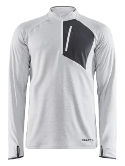 Men's Core Trim Thermal Midlayer - GREY MELANGE