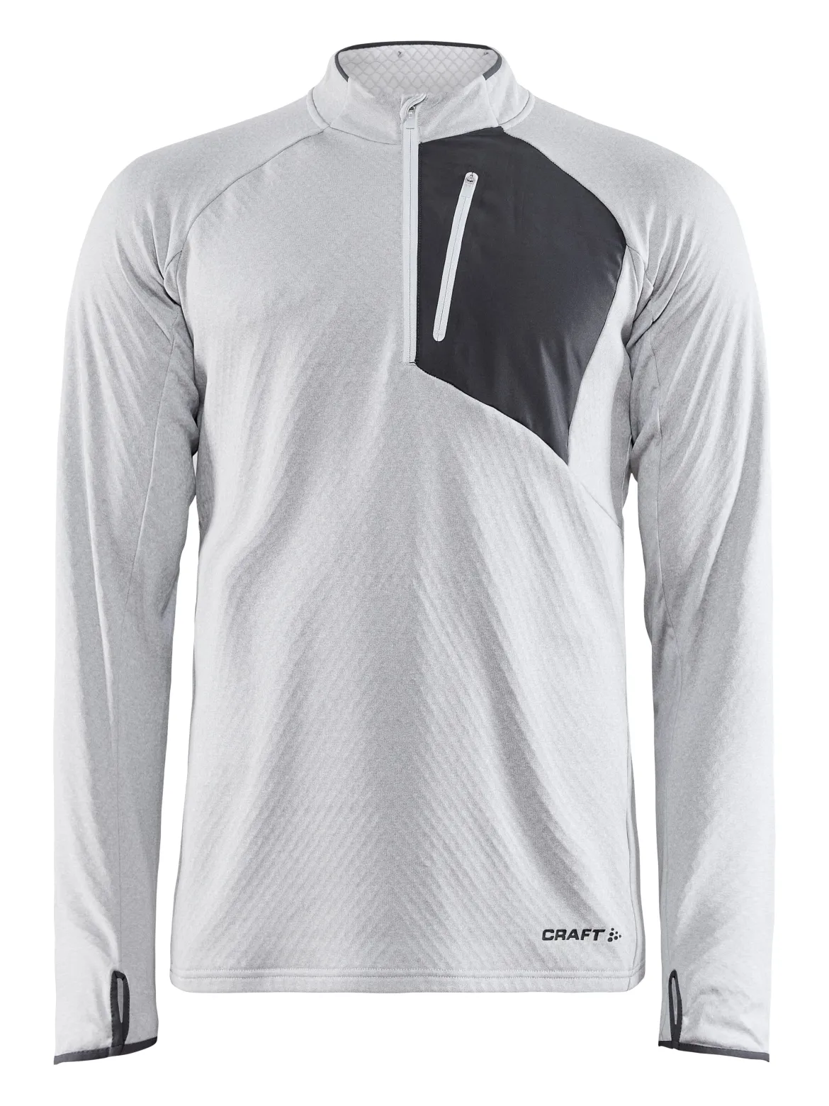 Men's Core Trim Thermal Midlayer - GREY MELANGE