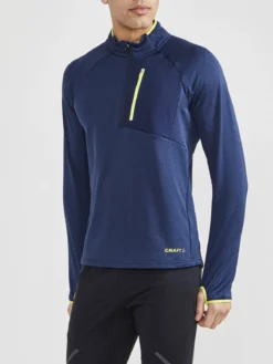 Men's Core Trim Thermal Midlayer - BLAZE MELANGE