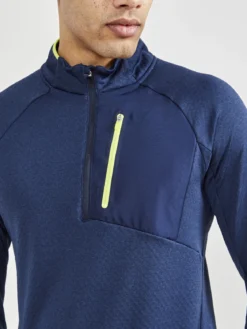 Men's Core Trim Thermal Midlayer - BLAZE MELANGE