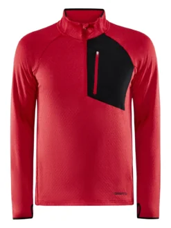 Men's Core Trim Thermal Midlayer - LYCHEE-MELANGE
