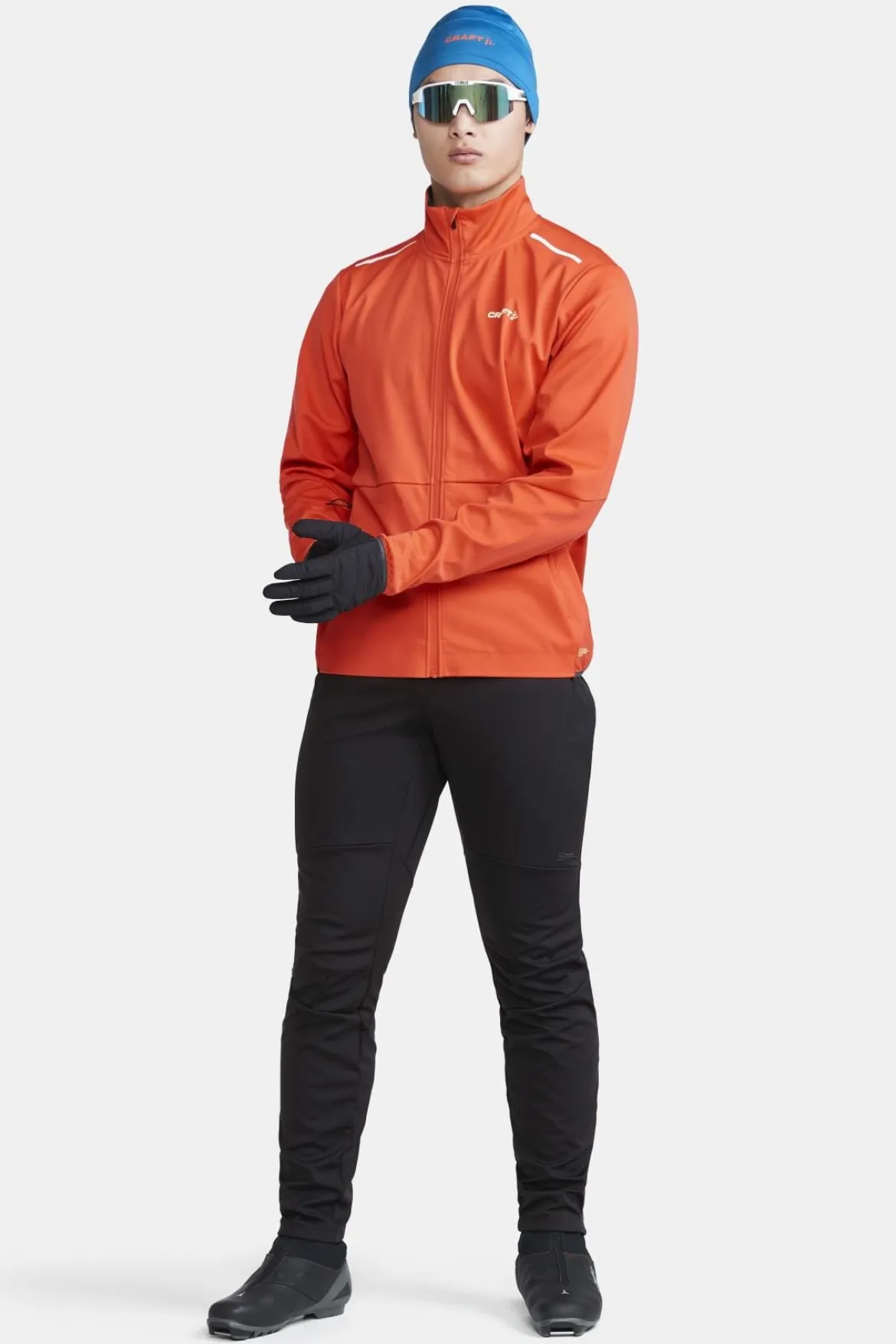 Men's Core XC Training Full-Zip Pants - Black