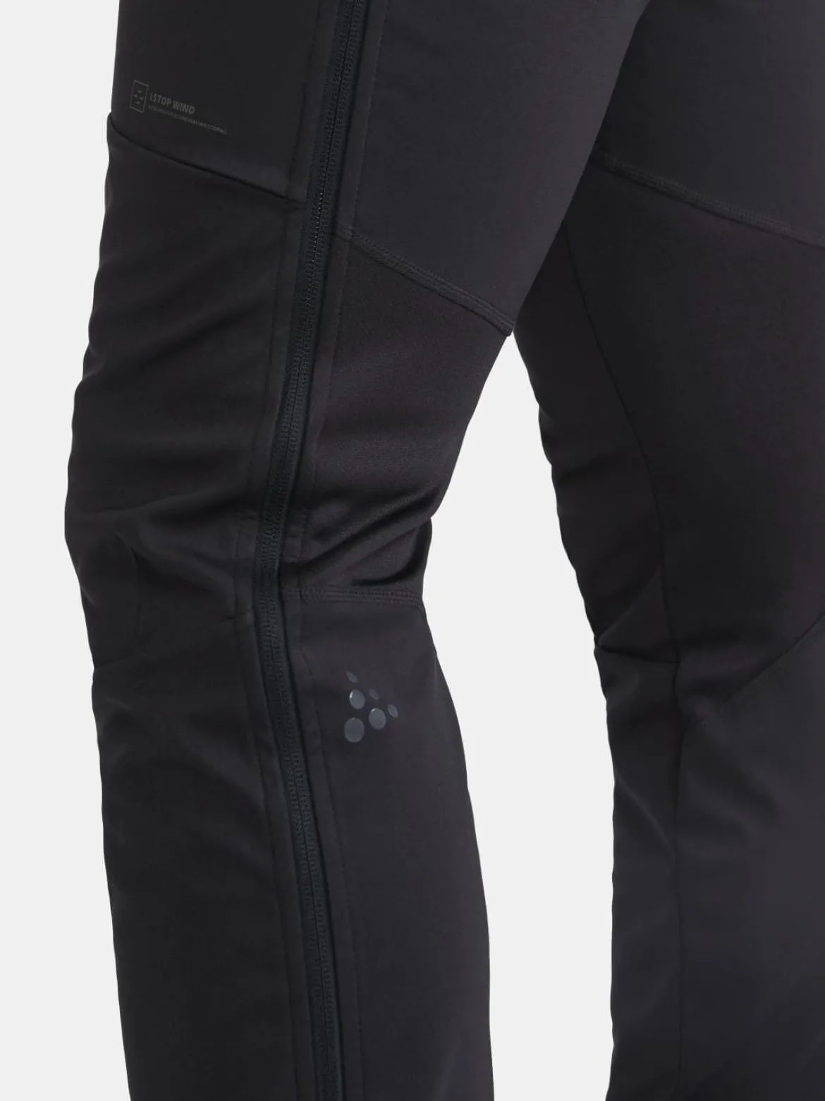 Men's Core XC Training Full-Zip Pants - Black