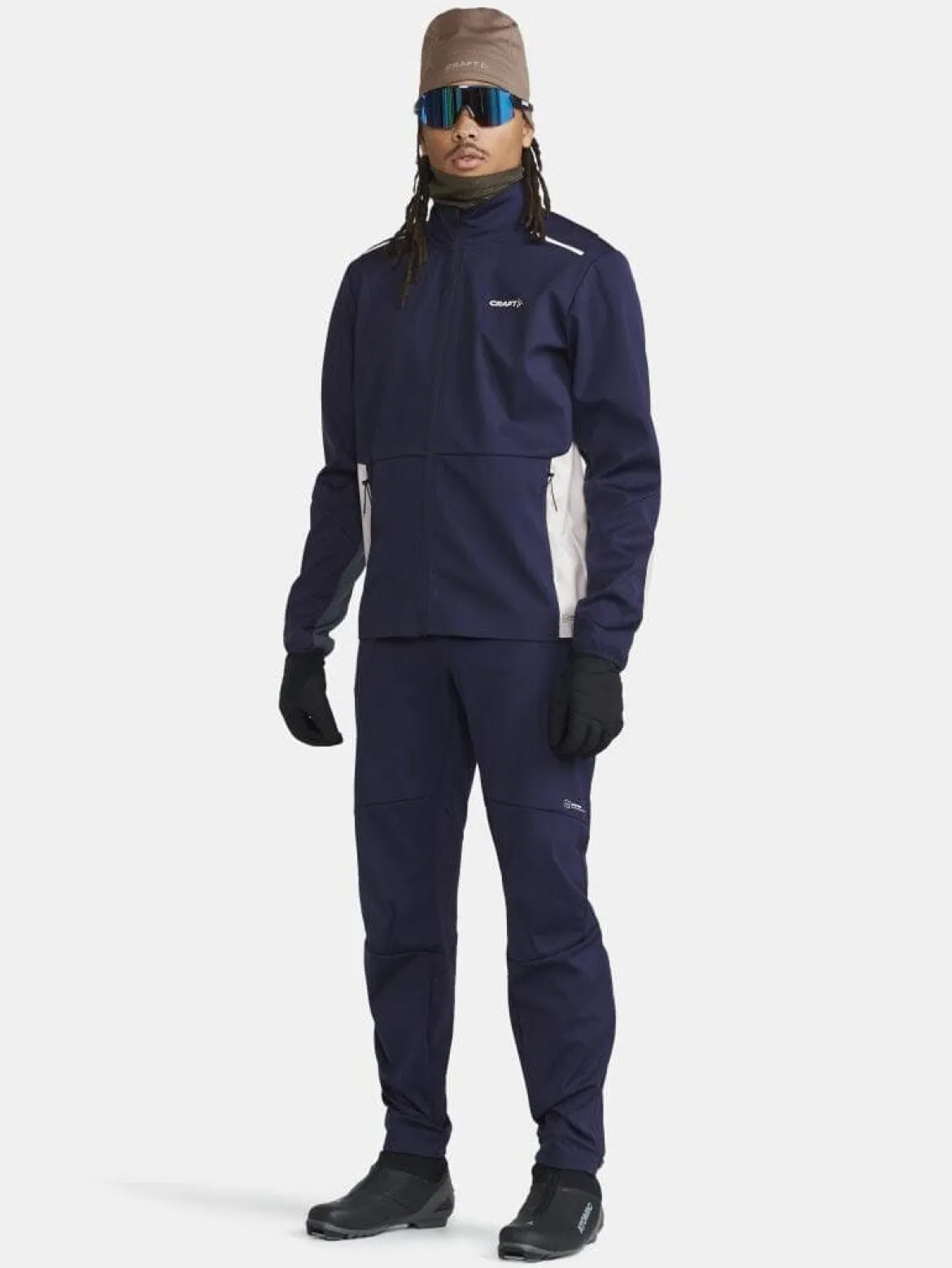 Men's Core XC Training Jacket - Blaze/Tofu