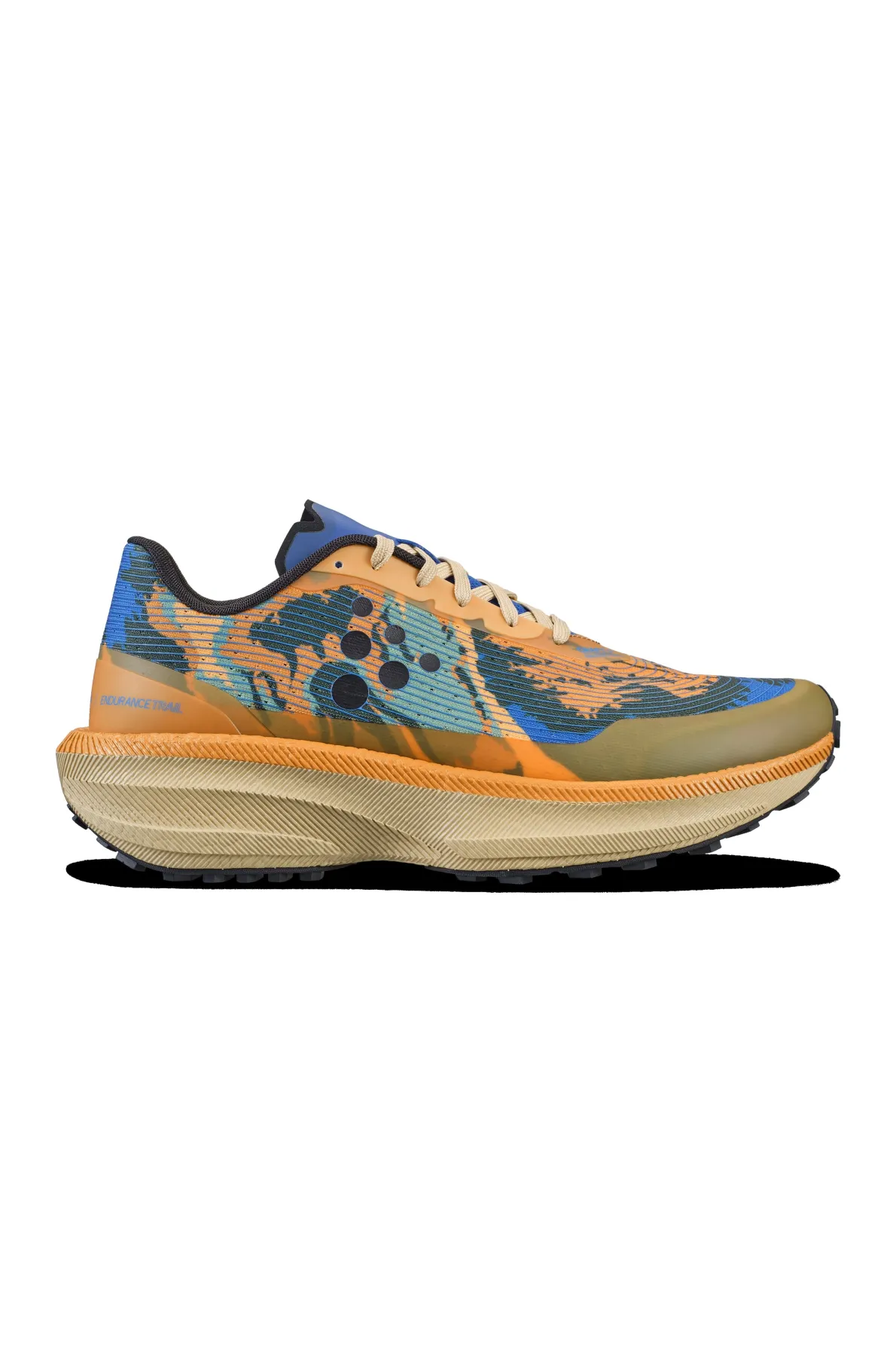 Men's Endurance Trail Running Shoe - ROOTS/MULTI