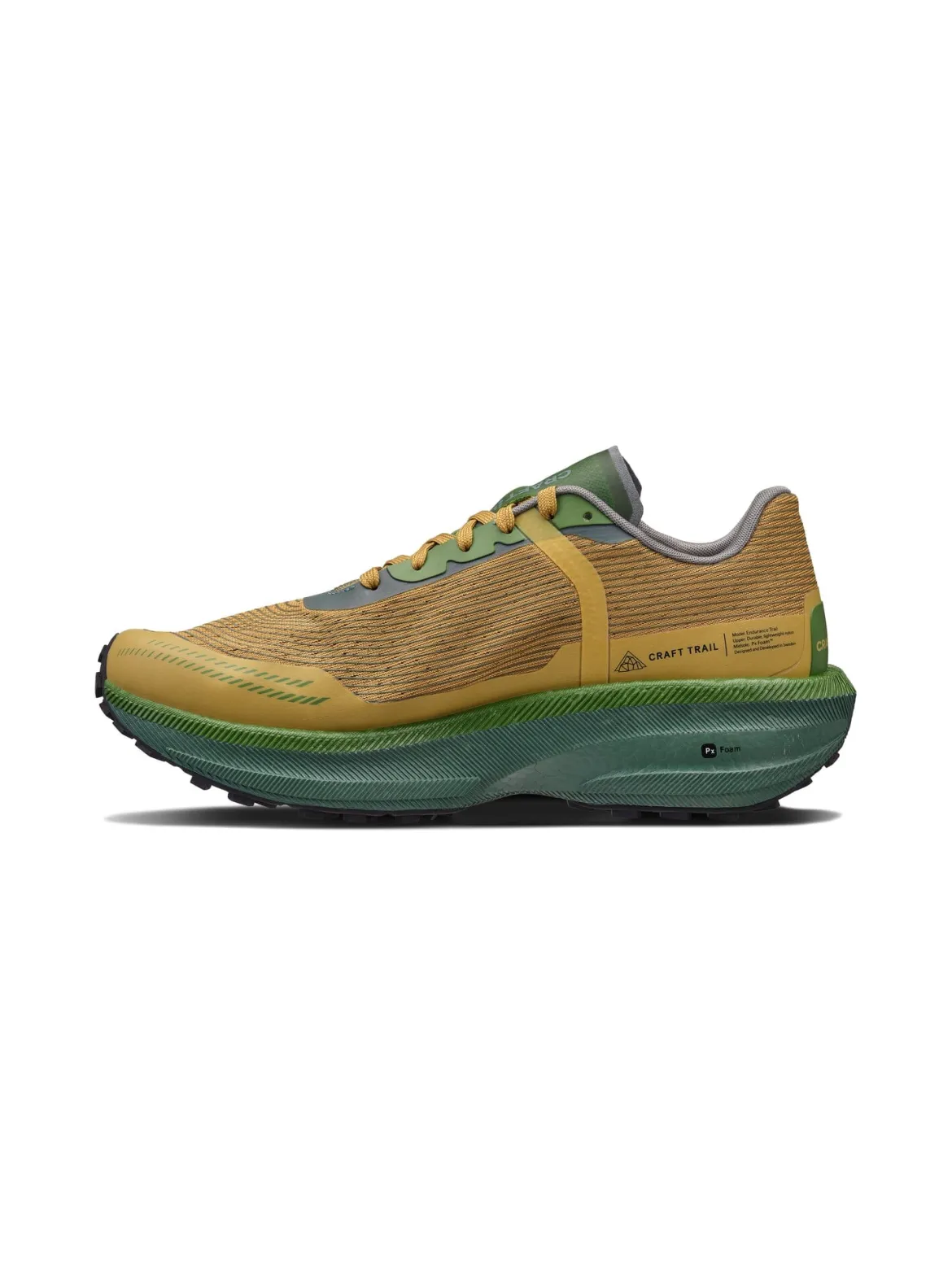 Men's Endurance Trail Running Shoe - DEEP LAKE/MOSS