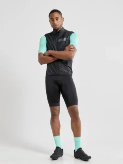 Men's Essence Light Wind Cycling Vest - Black