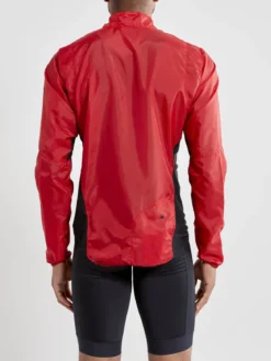 Men's Essence Light Wind Cycling Jacket - BRIGHT RED