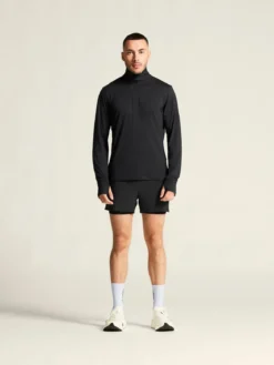 Men's Flow HZ LS - Black Melange