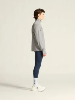 Men's Flow HZ LS - Grey Melange