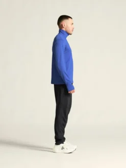 Men's Flow HZ LS - INK BLUE/MELANGE