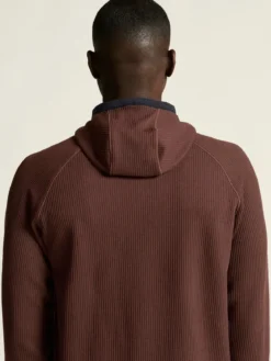 Men's Grid Hood - Prune