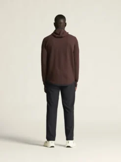 Men's Grid Hood - Prune