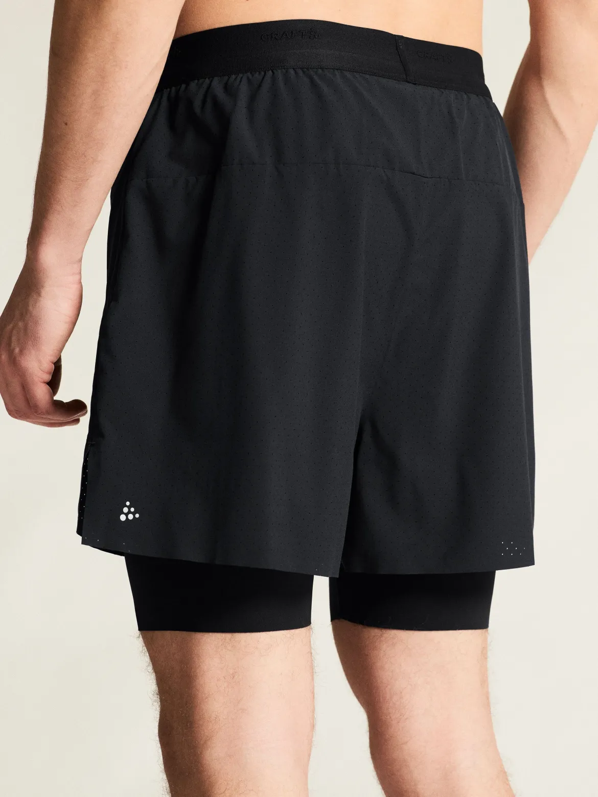 Men's Hypervent 2-In-1 Shorts - Black