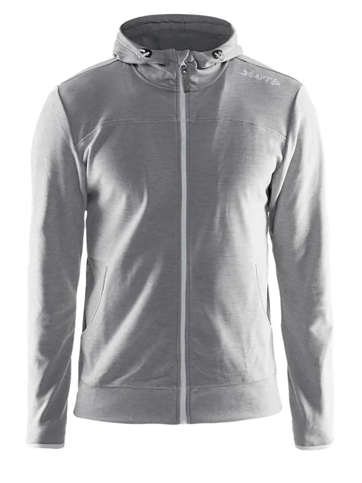 Men's Leisure Full Zip Hoodie - GREY