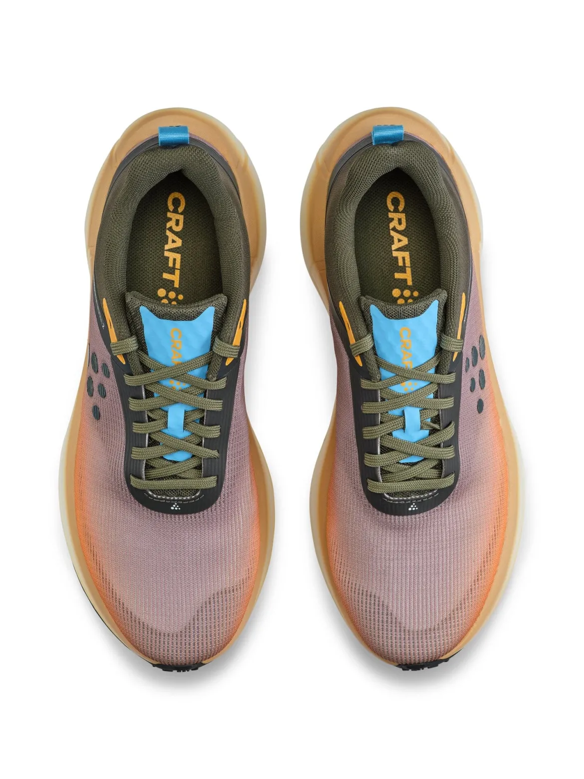 Men's Nordlite Ultra 2 Running Shoe - ORANGE/CONTRAST GREEN