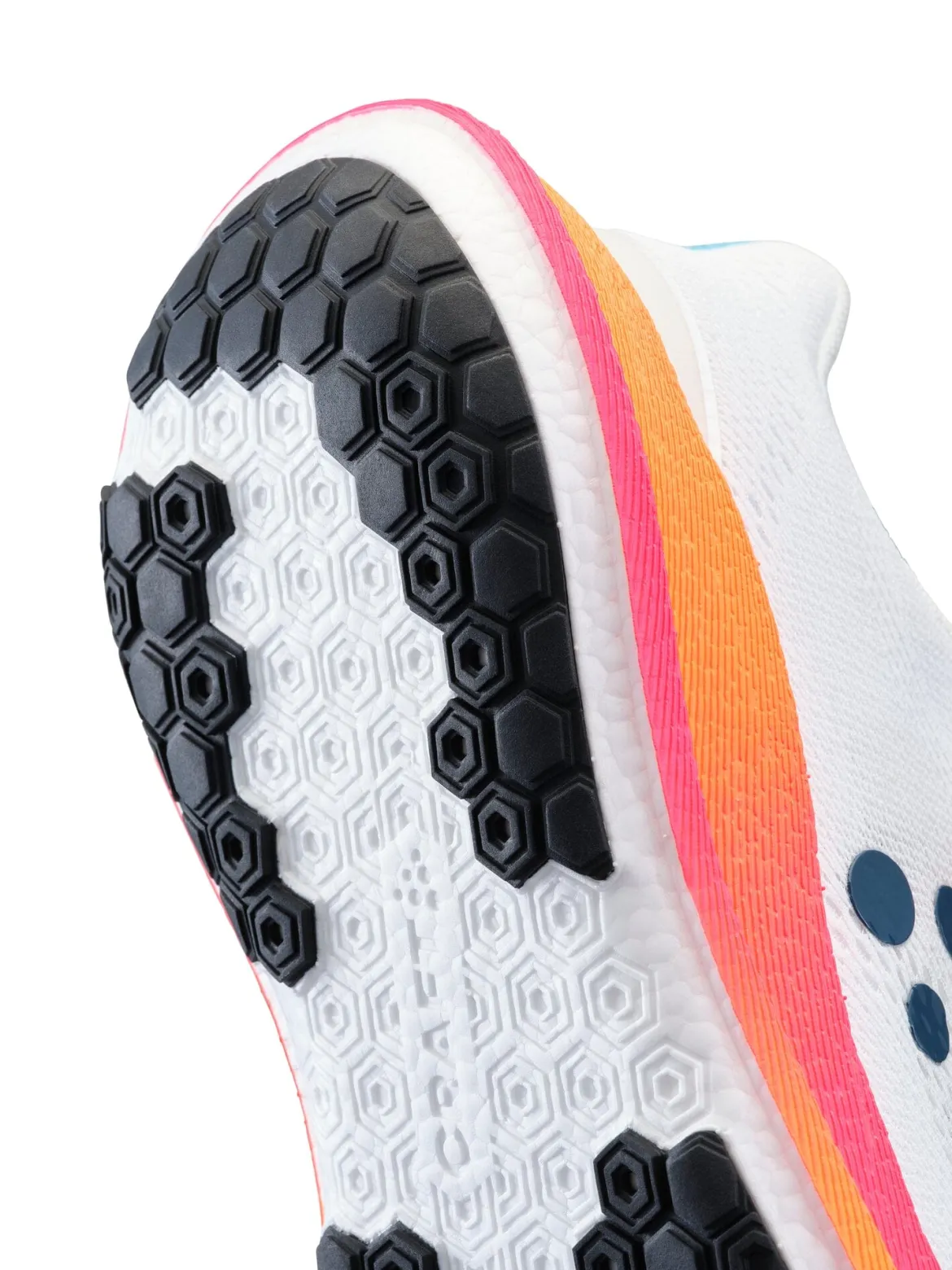 Men's Pacer 2 Running Shoe - WHITE/FLOURANGE