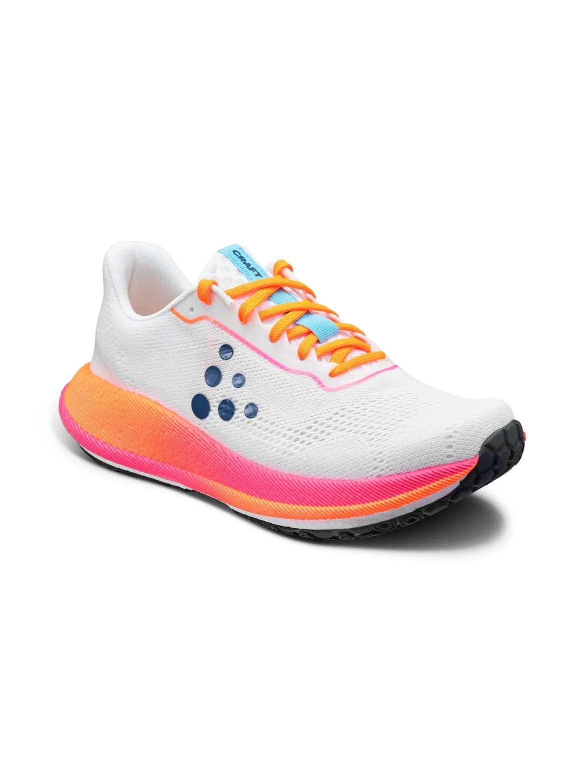 Men's Pacer 2 Running Shoe - WHITE/FLOURANGE