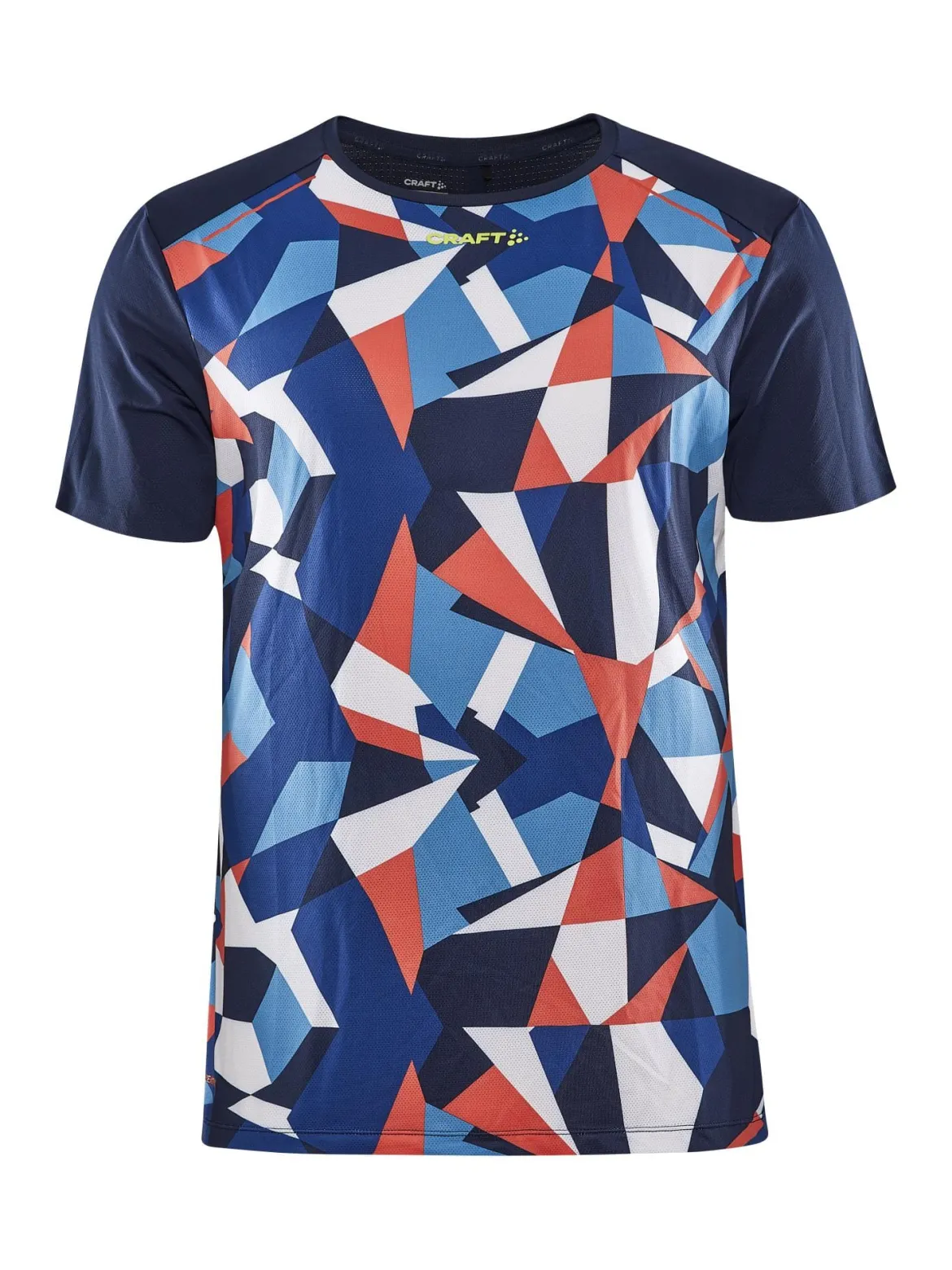 Men's Pro Dazzle Camo Running Tee - BLAZE/P DAZZLE CAMO