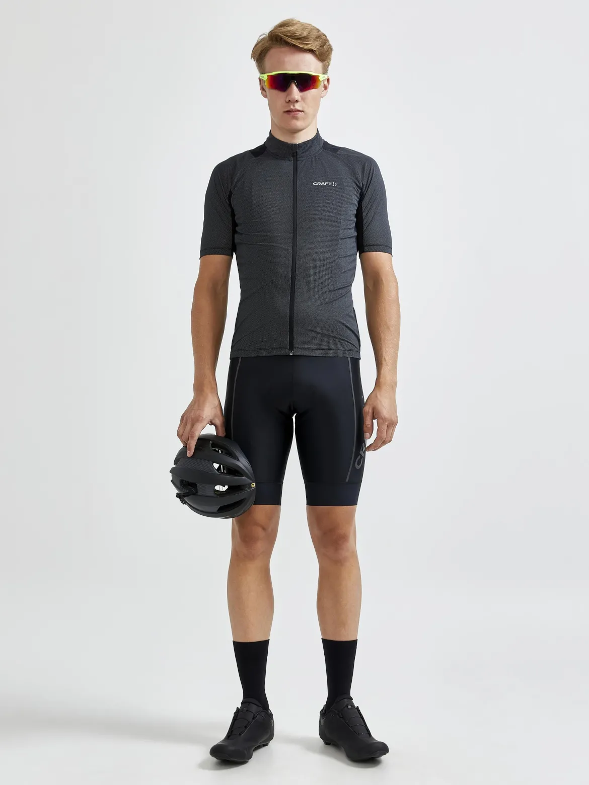 Men's Pro Endur Lumen Cycling Jersey - Black