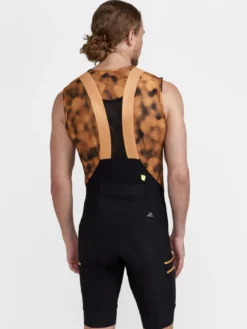 Men's Pro Gravel Bike Bib Shorts - Black/Desert