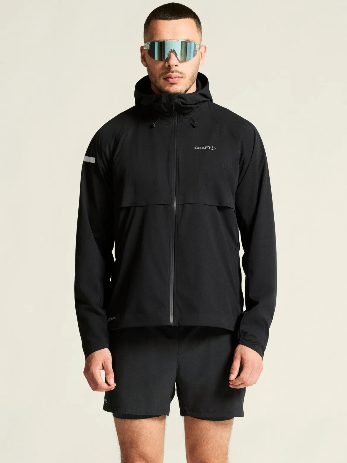 Men's Pro Hydro Running Jacket 3 - Black