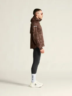 Men's Pro Hydro Running Jacket 3 - PRUNE/MULTI