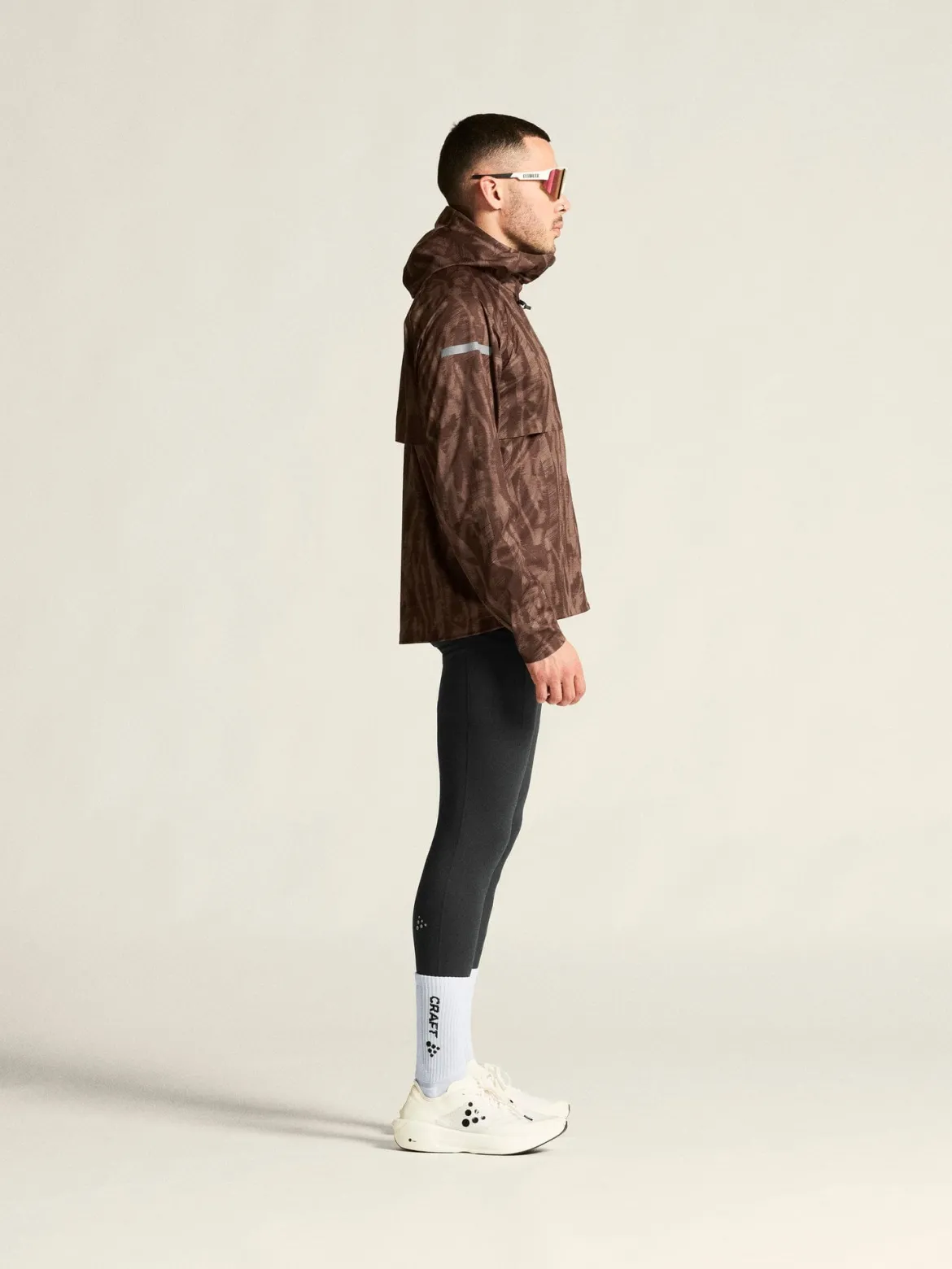 Men's Pro Hydro Running Jacket 3 - PRUNE/MULTI