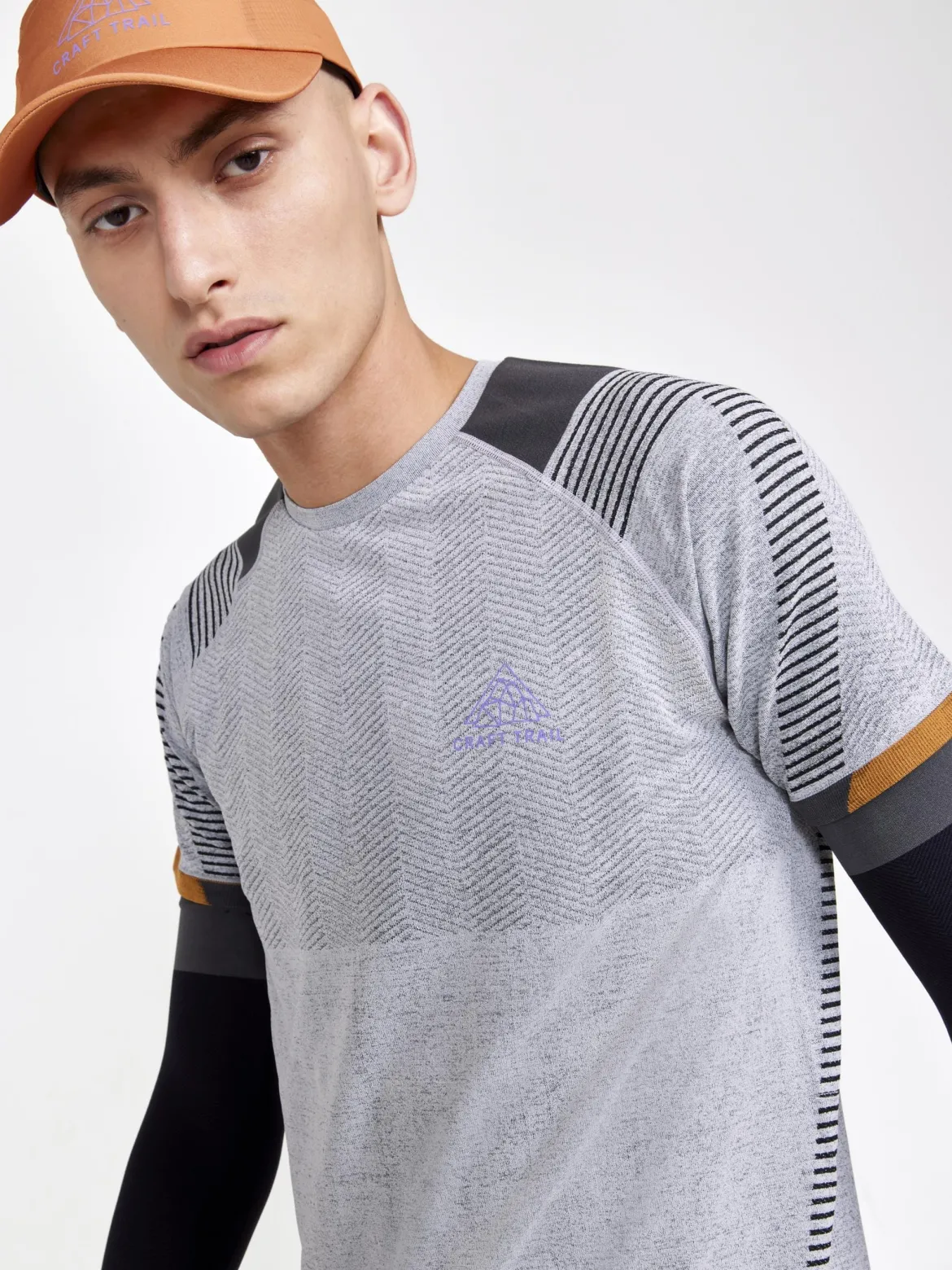 Men's Pro Trail Running Fuseknit Short Sleeve Tee - FLEX-DESERT