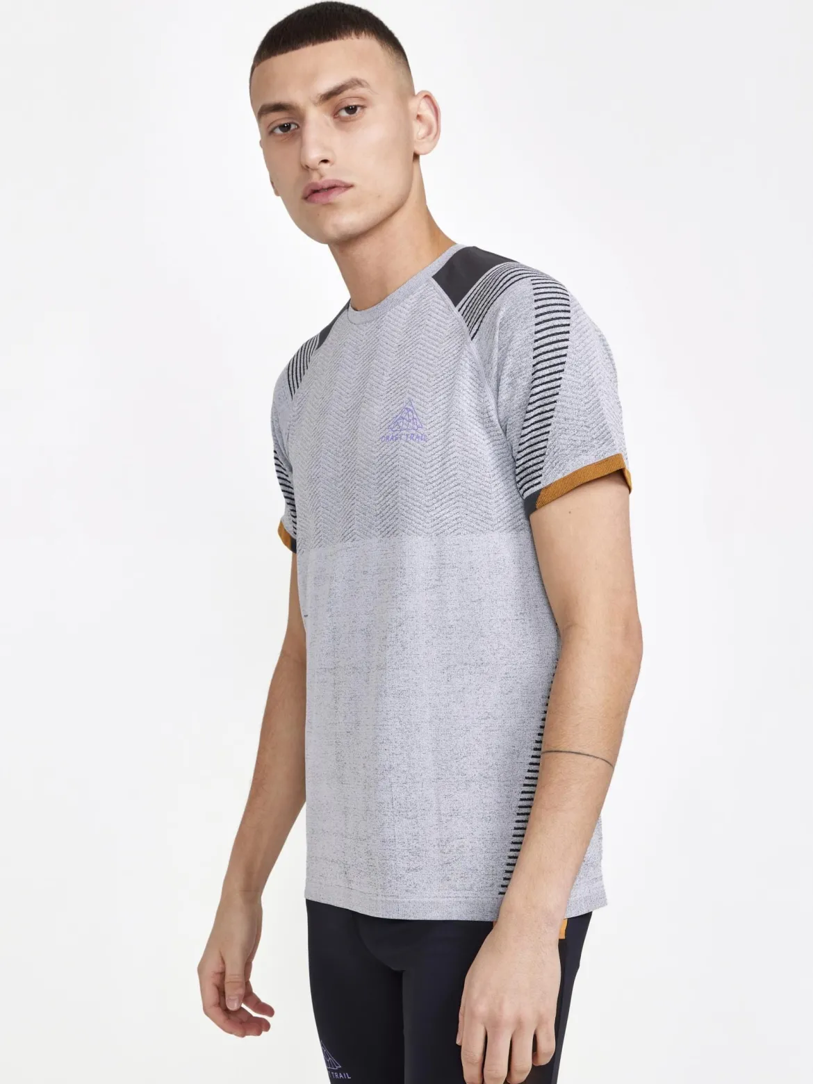 Men's Pro Trail Running Fuseknit Short Sleeve Tee - FLEX-DESERT