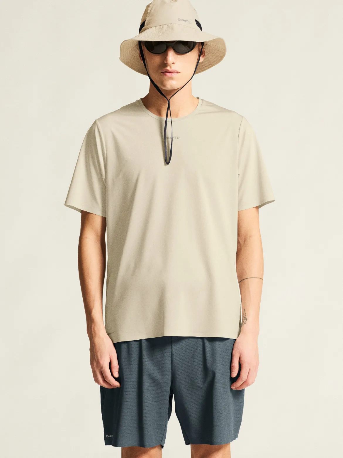 Men's Pro Trail Short Sleeve Tee 2 - Plaster