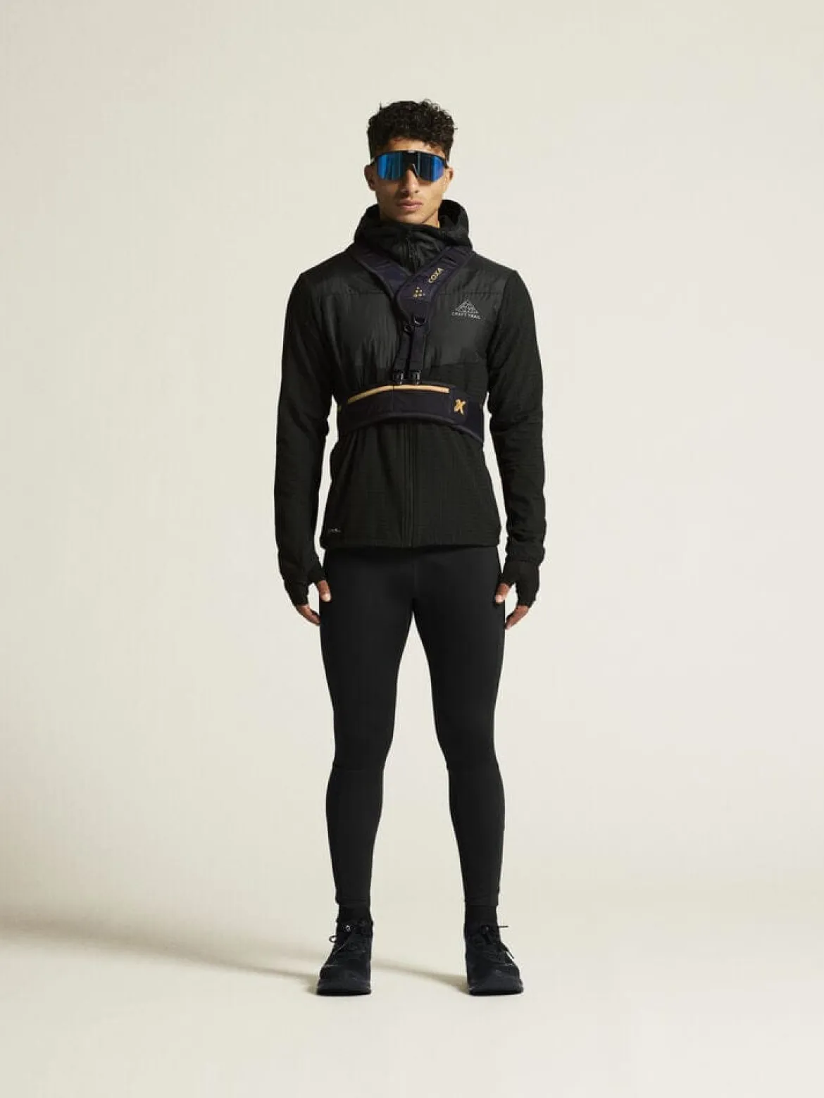 Men's Pro Trail Tights 2 - Black/Black