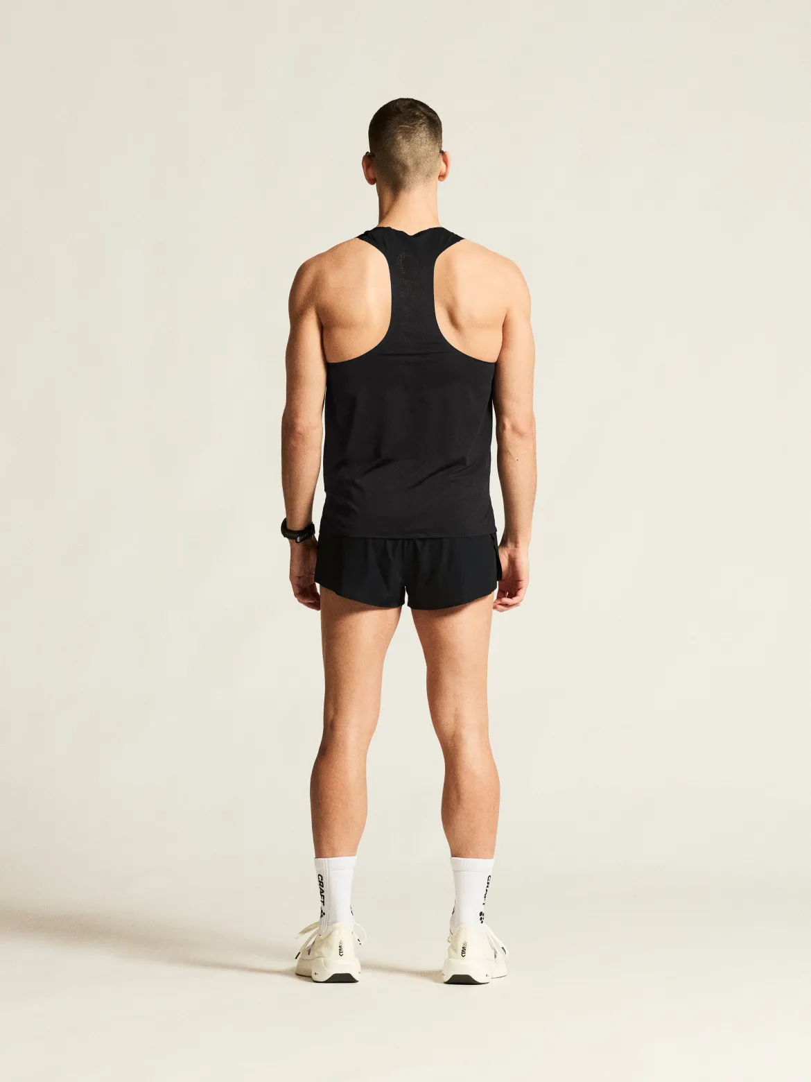 Men's Race Day Singlet 2 - Black