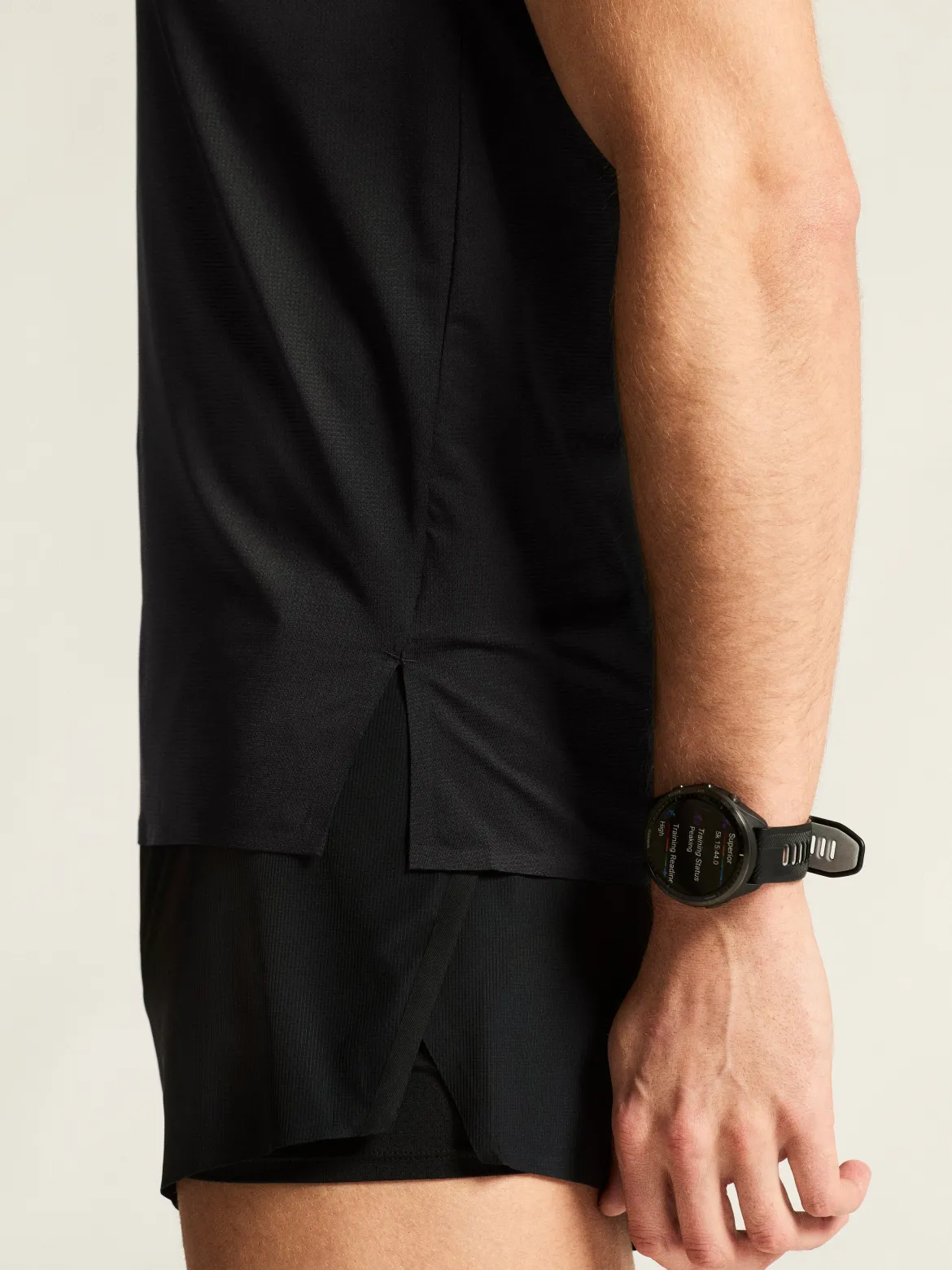 Men's Race Day Singlet 2 - Black
