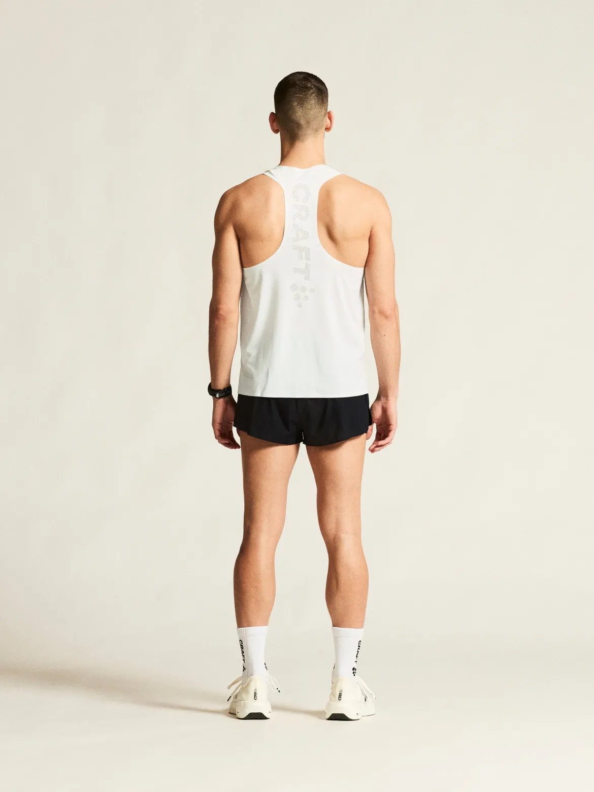 Men's Race Day Singlet 2 - White