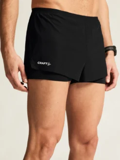 Men's Race Day Split Shorts - Black