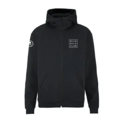 Men's Rivs Run Club Community 2.0 FZ Hoodie - Black/Rivs1