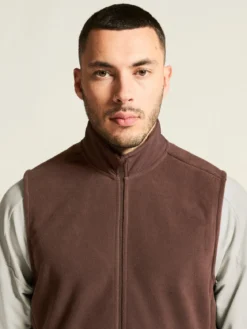 Men's SubZ Fleece Running Vest - PRUNE