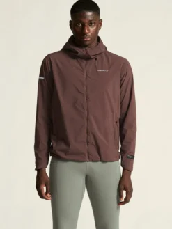 Men's SubZ Light Running Jacket - PRUNE