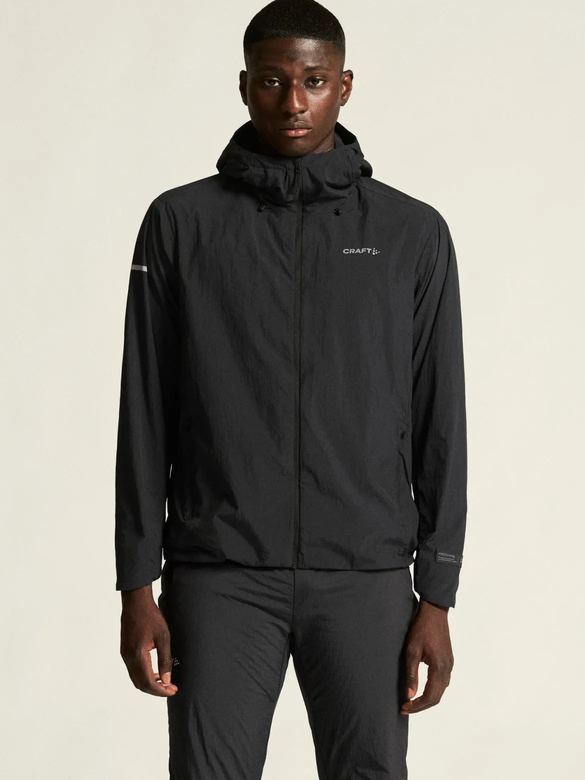 Men's SubZ Light Running Jacket - Black