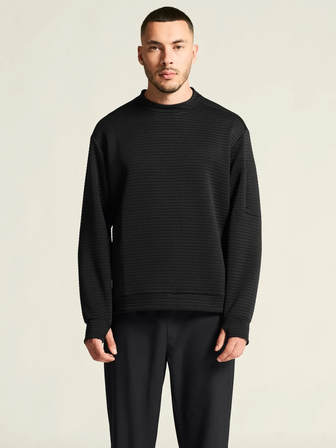 Men's SubZ Running Jersey - Black