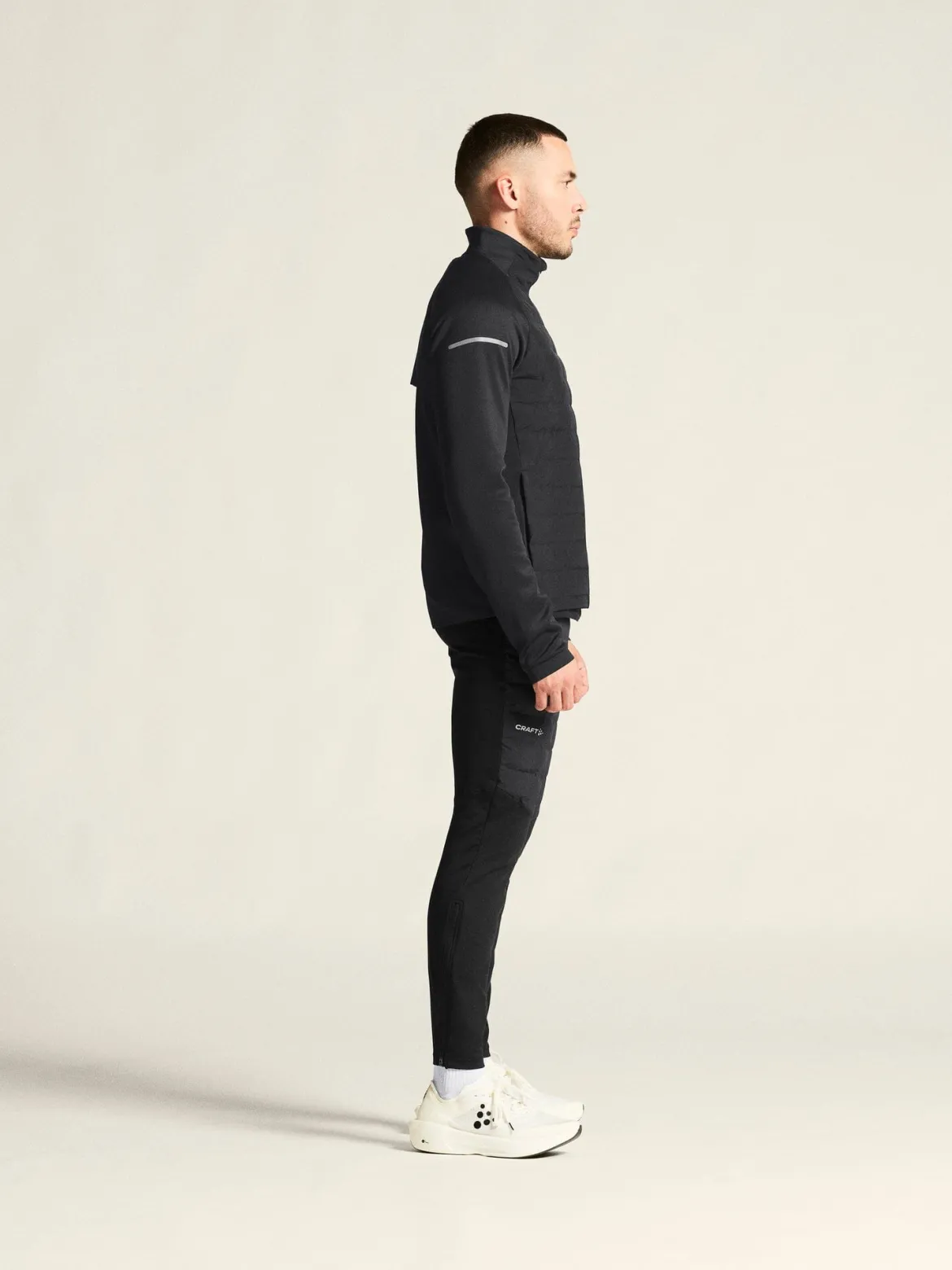Men's SubZ Running Tights 3 - Black