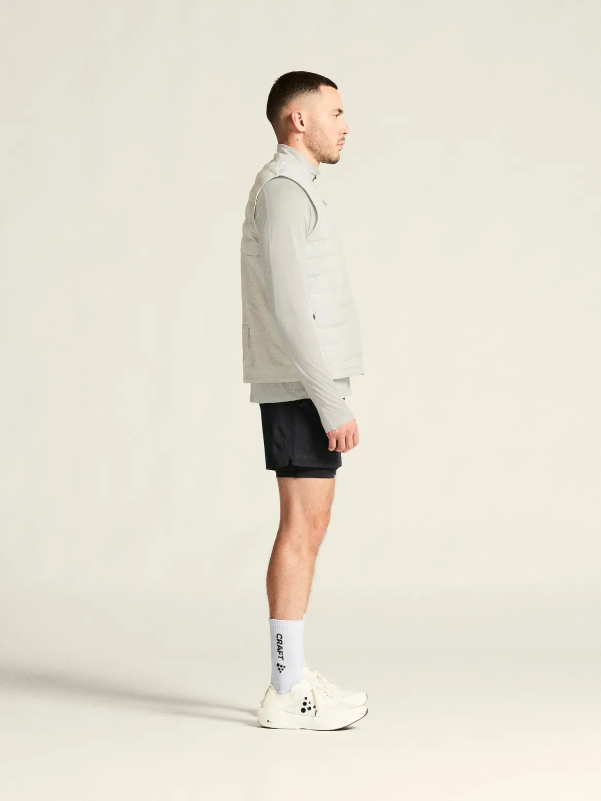 Men's SubZ Running Vest 4 - Cloud