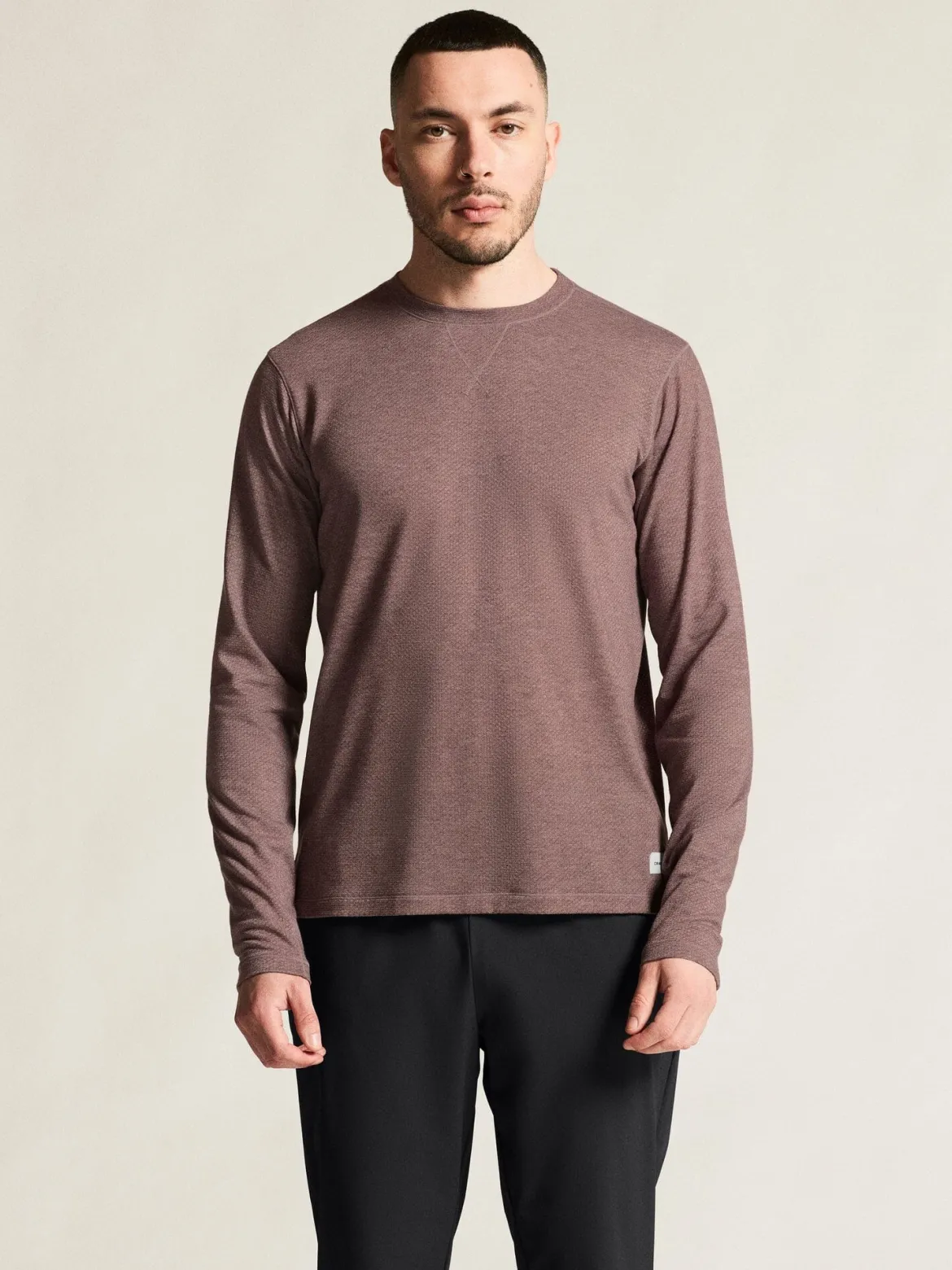Men's Thermal Mesh CN - FLINT MELANGE