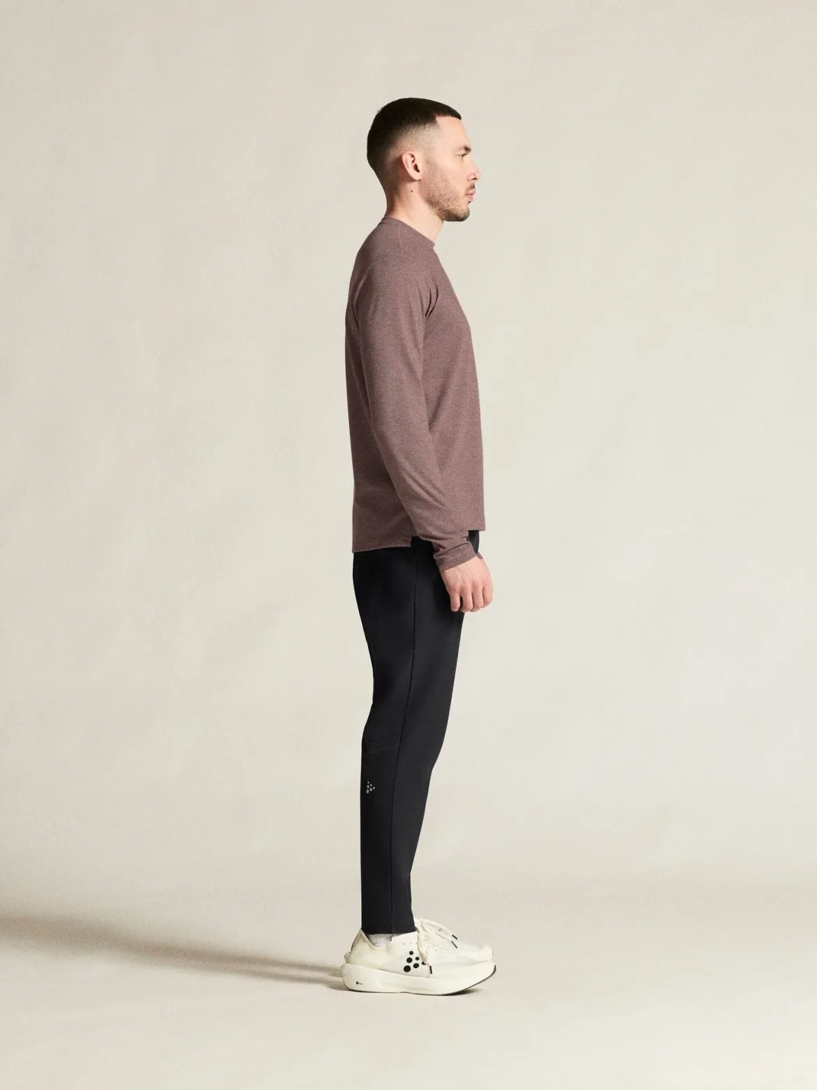 Men's Thermal Mesh CN - FLINT MELANGE