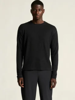 Men's Wool Waffle RN - Black